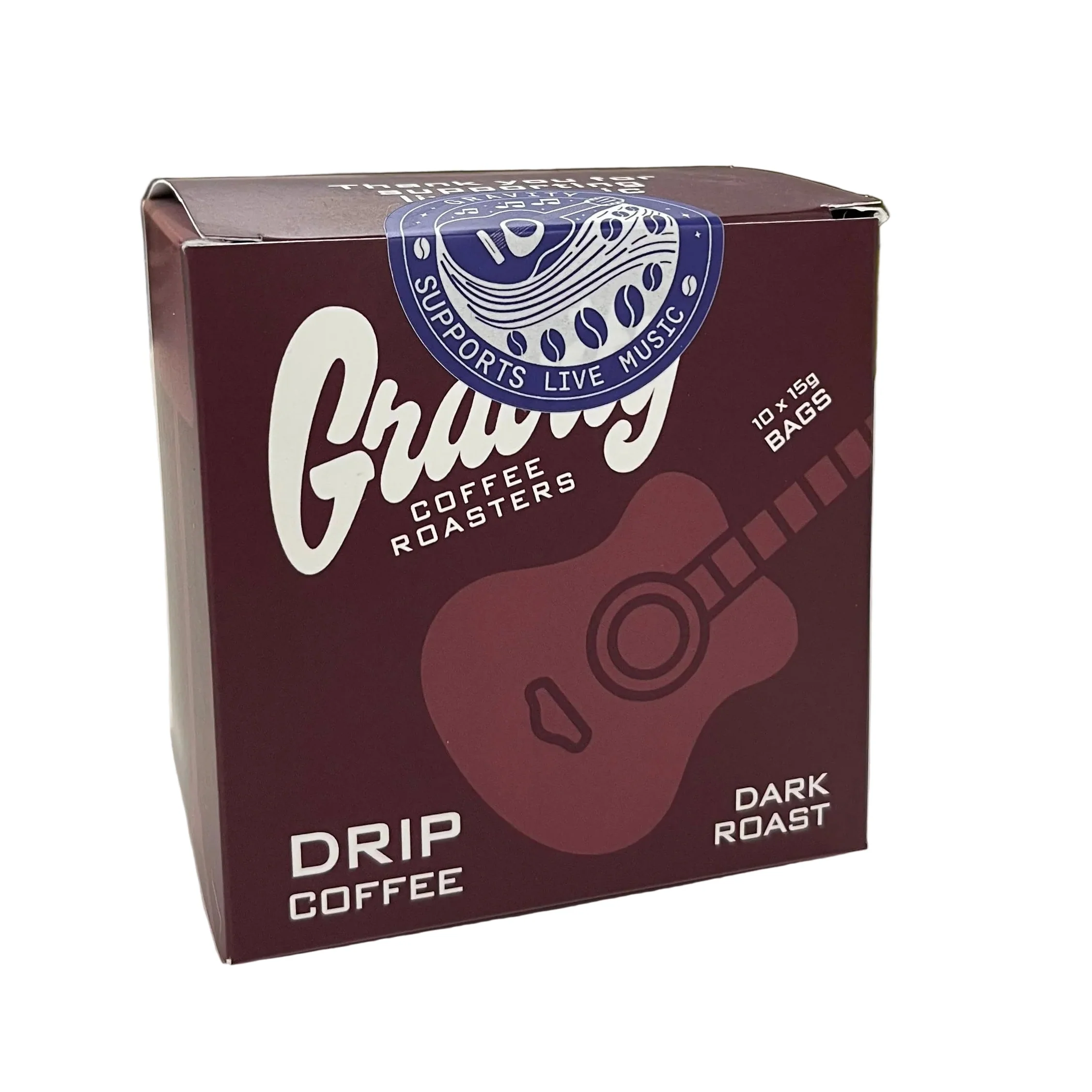 Gravity - Drip Coffee Box - 10-Piece Dark Roast Pack