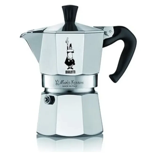 Bialetti Moka Express® Stovetop Espresso Maker - 3 cup (150ml) / Polished