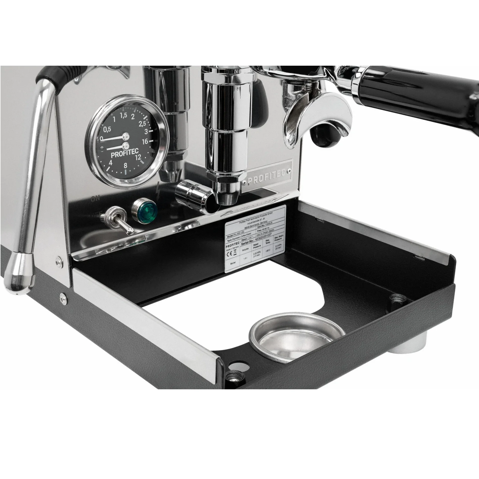 Profitec Pro 400 Espresso Machine - Black - Image 5