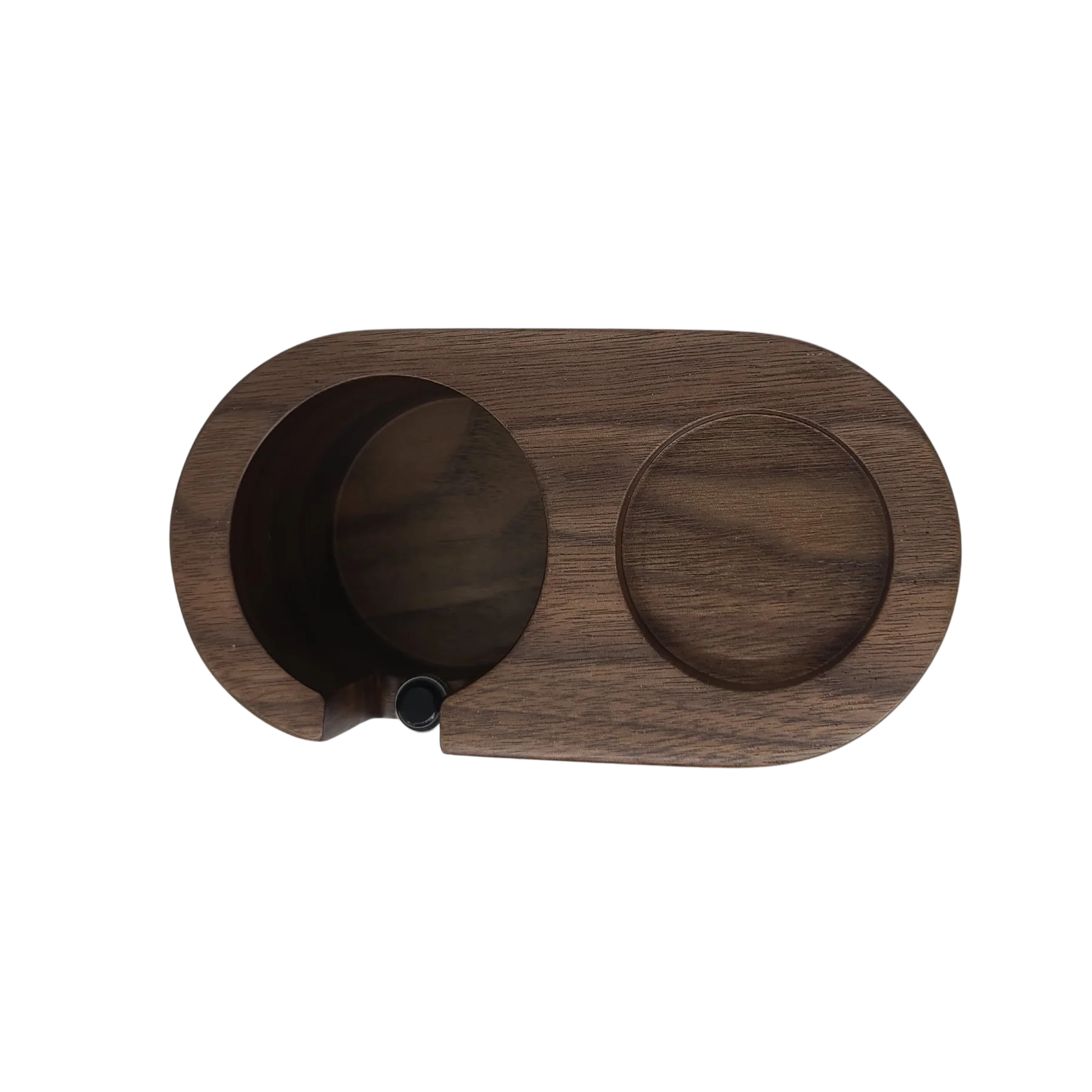 Mojae Walnut Tamping Station - 2 Slots - Image 3