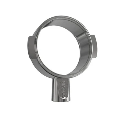 Pesado Stainless Steel Bottomless Hybrid Portafilter (Breville 58mm) - Black / Riga - Image 2