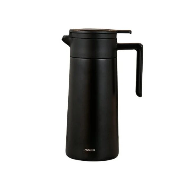 Hario Double Walled Ceramic Coated Metal Server - White / 600ml