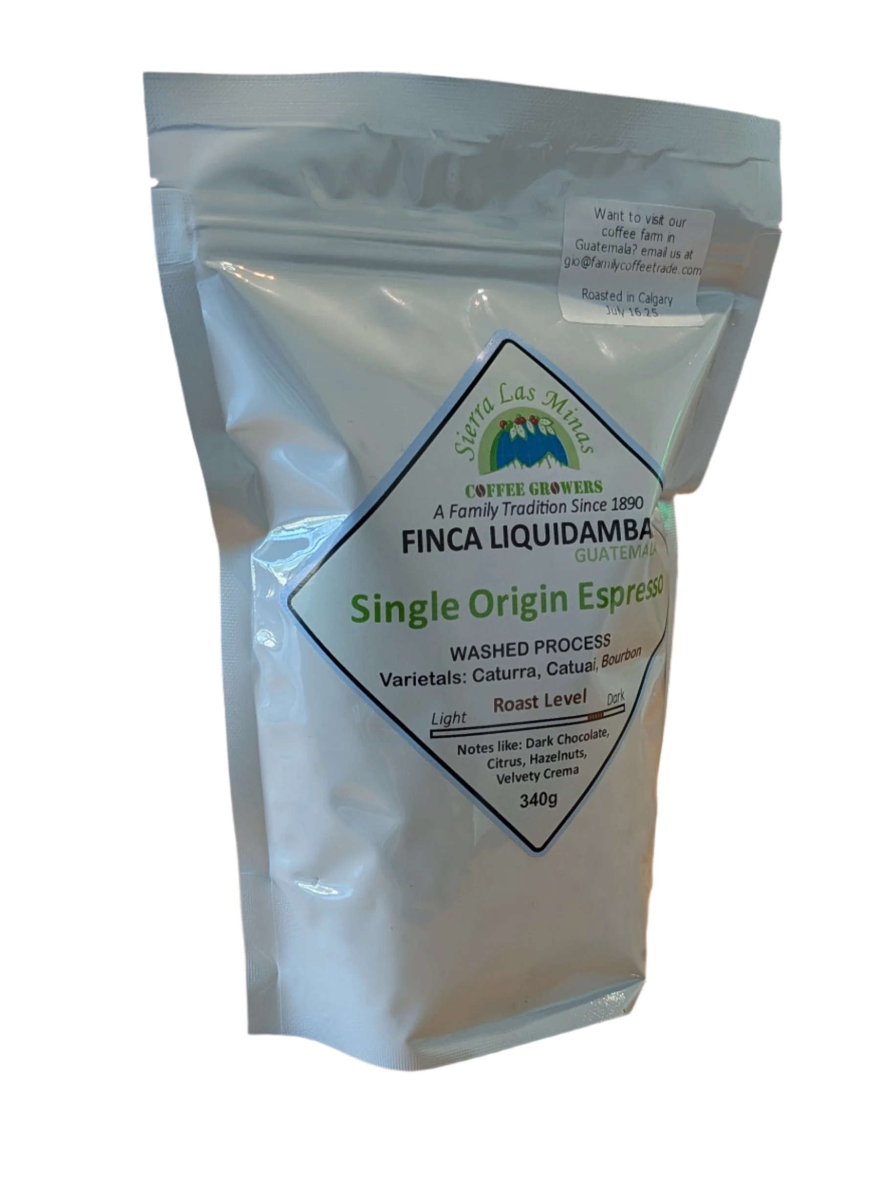 Family Coffee Trade Sierra Las Minas - Single Origin Espresso Coffee Beans - 2lbs